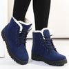 Warm Flat Ankle Boots