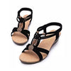 Bohemian Peep Toe Woven Sandals